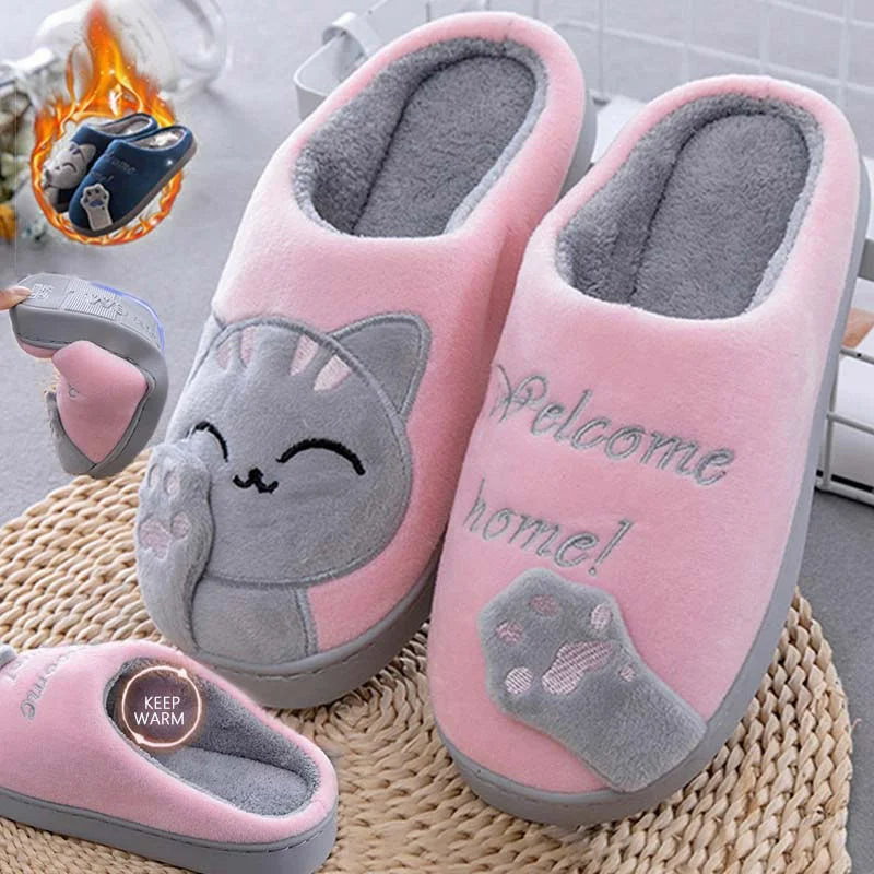 Cute Cartoon Embroidered Flats Slippers