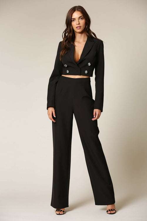 Two Piece Blazer Pants Set