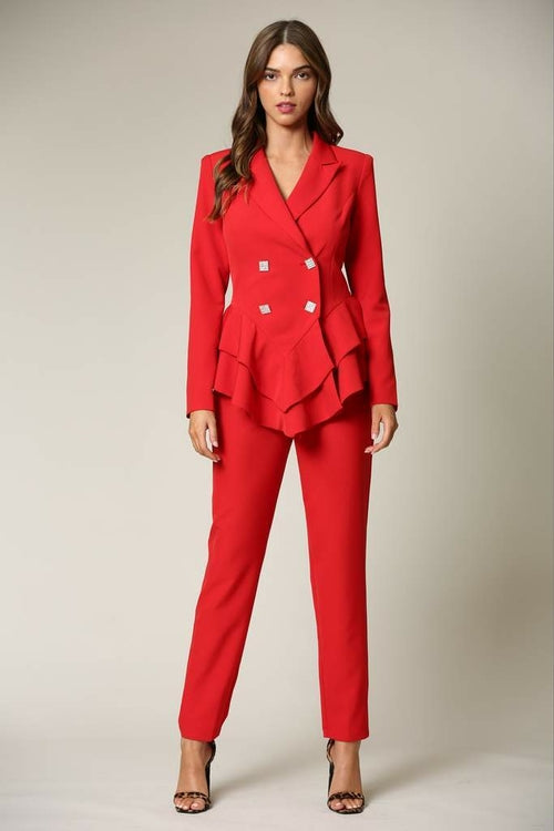 Two-piece Blazer Pant Set