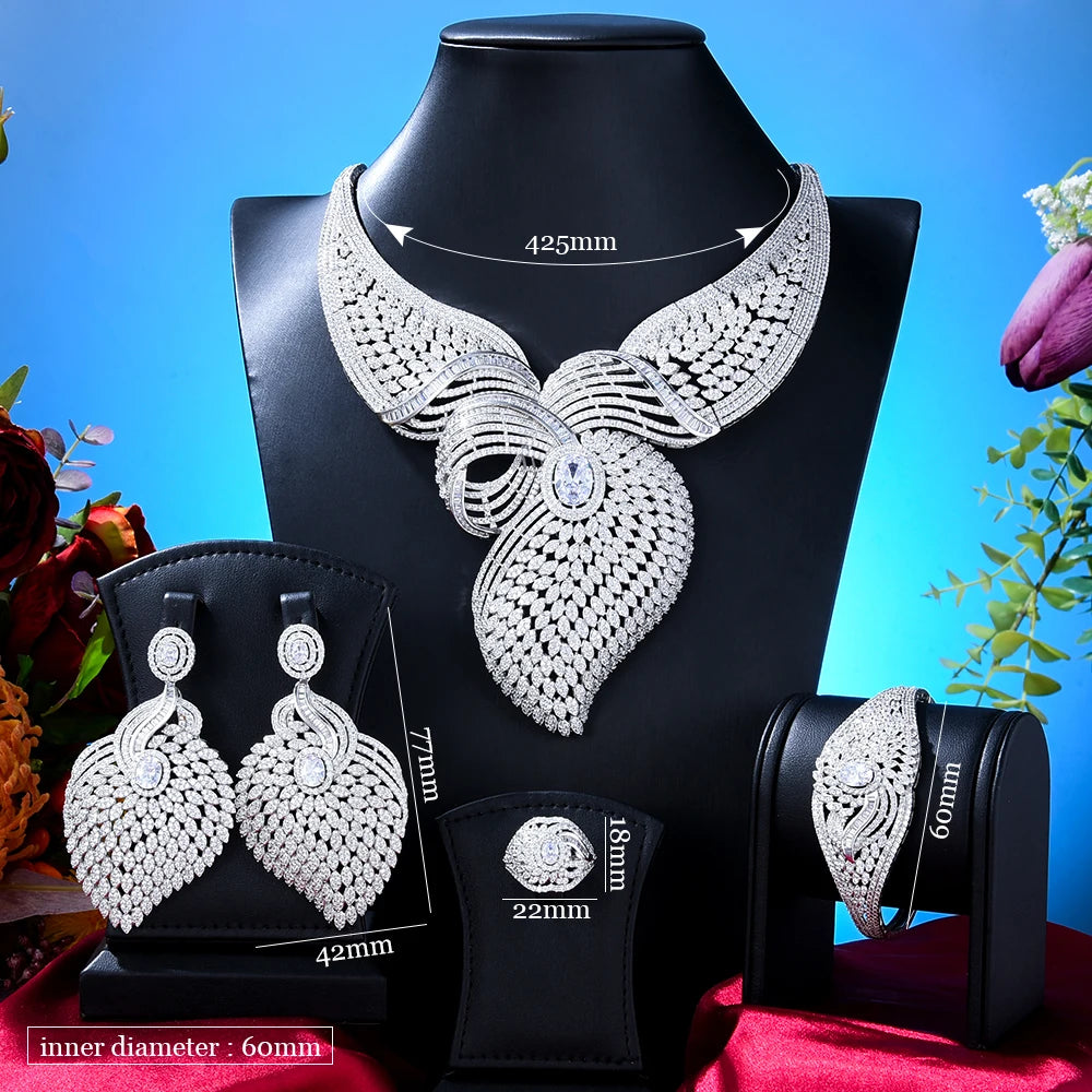 Luxury 4PCS Indian Jewelry Sets