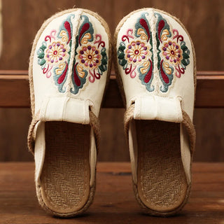 Floral Handmade Concise Slippers