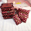 6pcs Wine Red