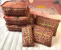 6pcs Pink  Leopard