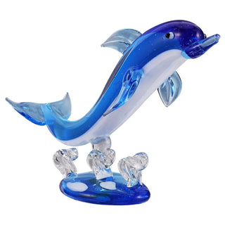 Crystal Dolphin Ornament Figurine Décor