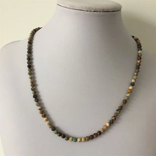 Simple Bead Short Necklace