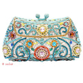 bolso de boda azul