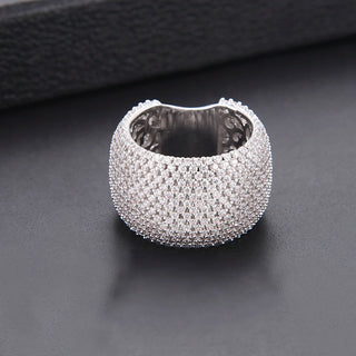 Luxury Engagement Wide Surface Ring