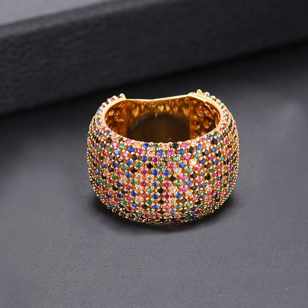 Luxury Engagement Wide Surface Ring