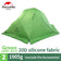 Green with tent skir