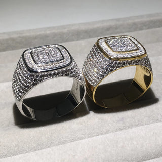 Luxury Micro Pave Diamond Stones Ring