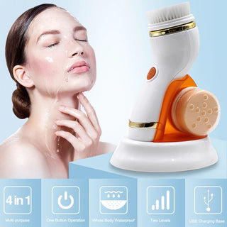 Cepillo eléctrico para limpieza facial