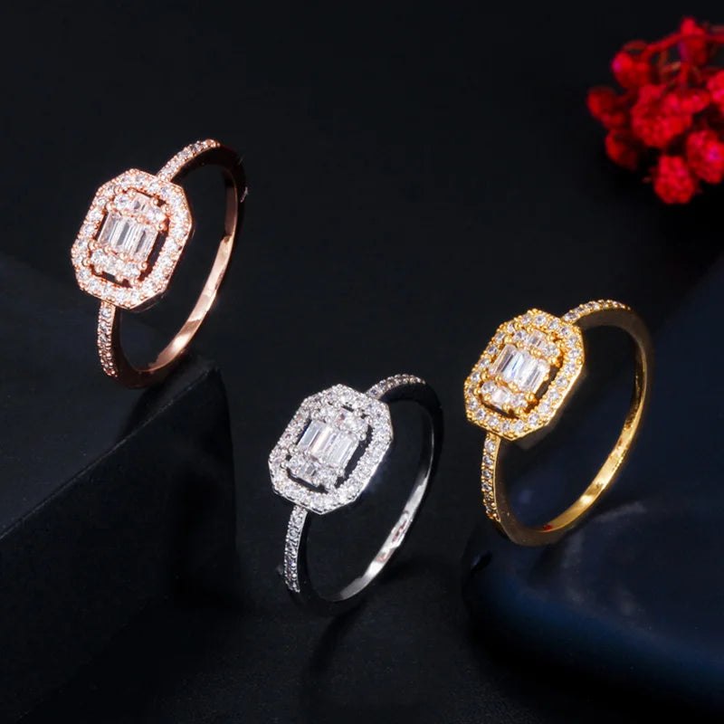 Open Cuff Costume Jewelry Ring Sets