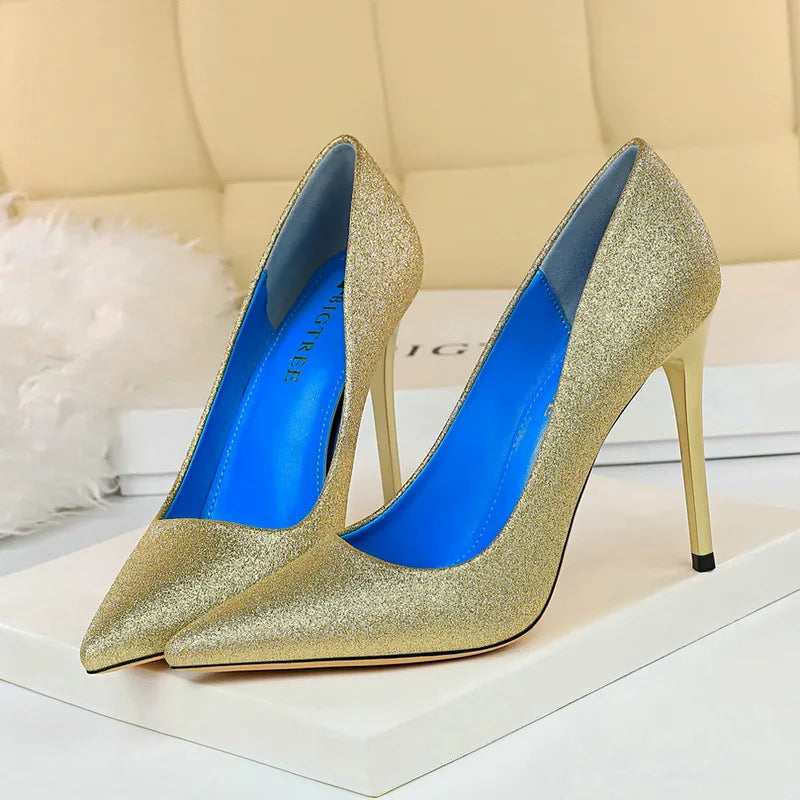 Pointed Toe High Heels Pumps