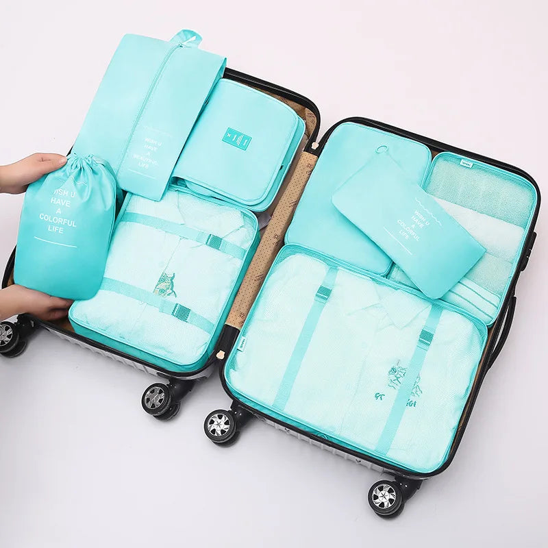 Portable Luggage Organizer Storage Bags Set