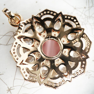 Flower Pink Lotus Pendant