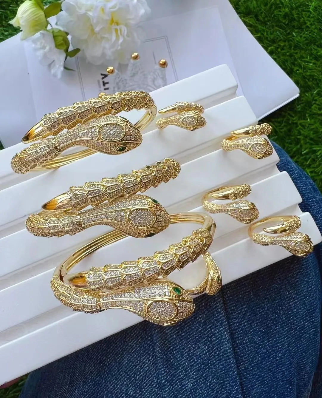 Snake Shape Jewelry Sets