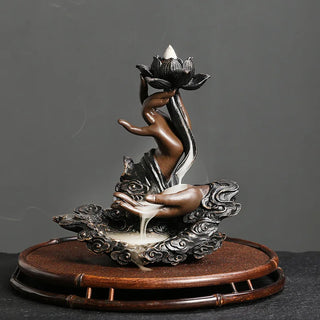 Handmade Buddha Waterfall Incense Burner