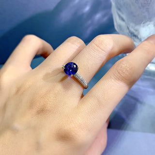 Diamond Gemstone Cocktail Party Ring