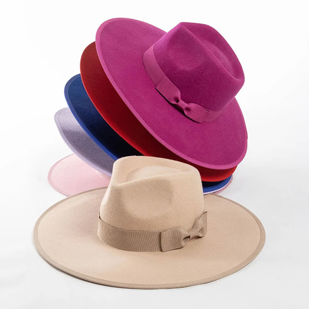 Wide Brim Wool Felt Hat