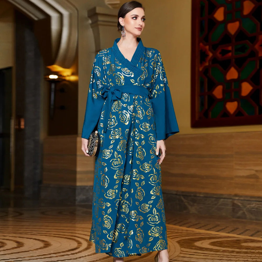 Dubai Robe Muslim Maxi Dress