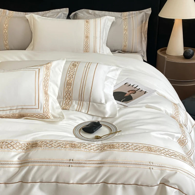 Egyptian Cotton Luxury Duvet Cover Set