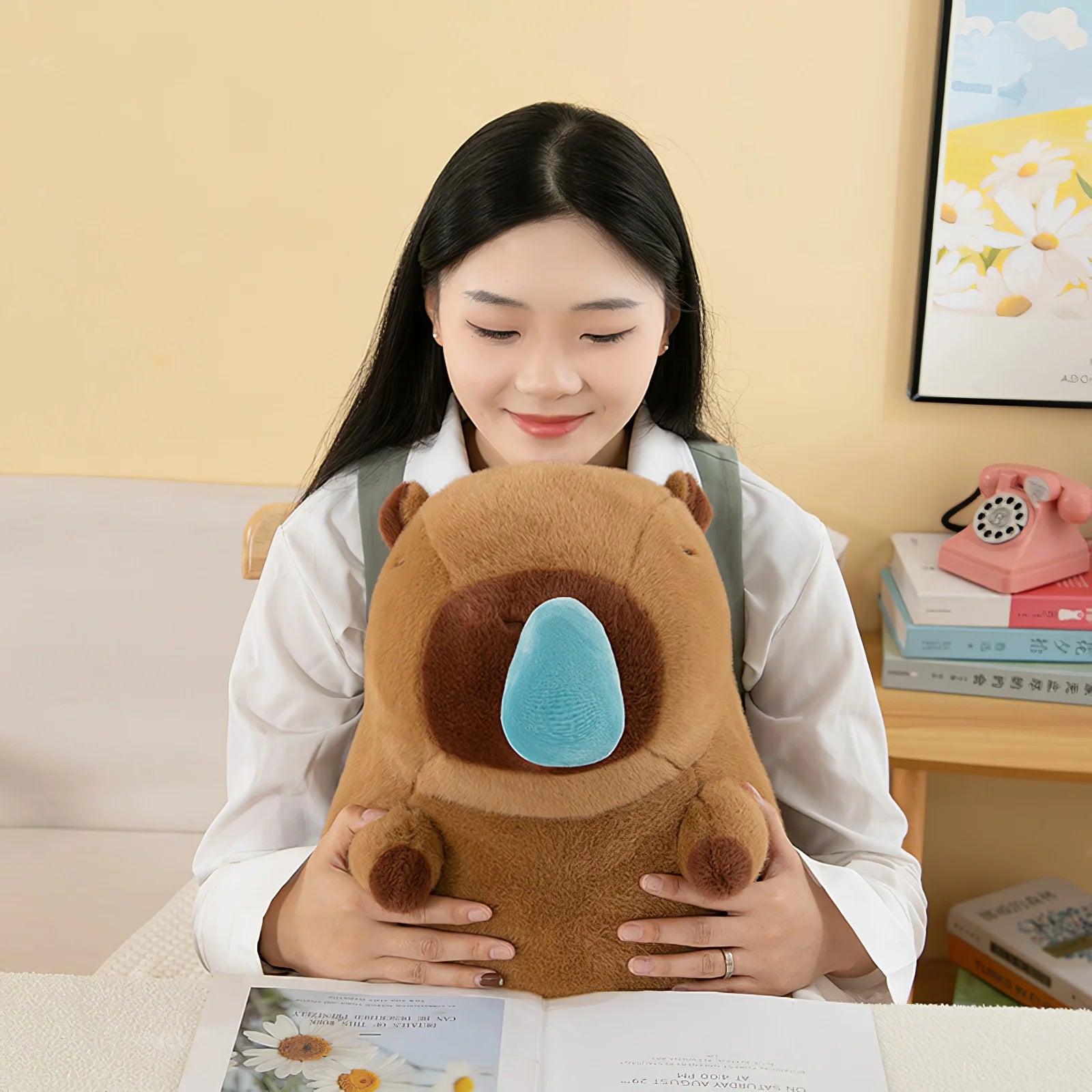 Cartoon Snot Capybara Plush Toy