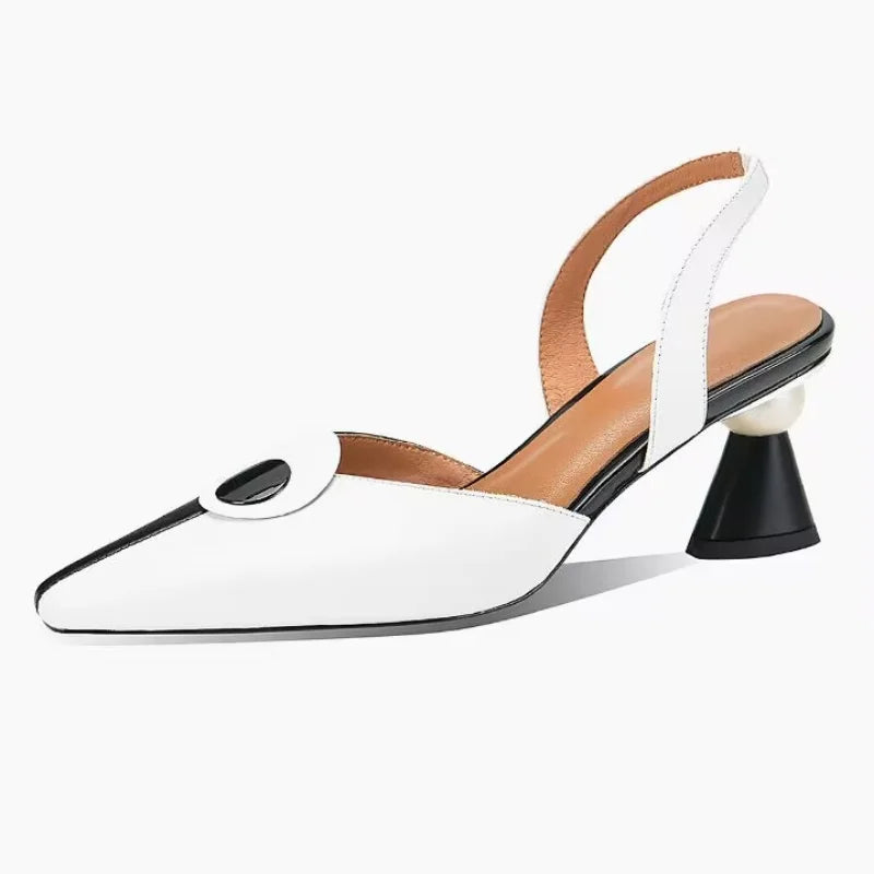 Women Slip-on Square Heel Pumps