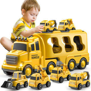 Toddler Engineering Toys Vehicles Sets