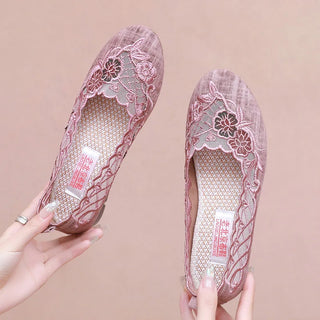 Embroidery Breathable Comfortable Non-slip Shoes