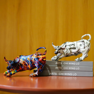 Bull Sculptures Statue Figurines