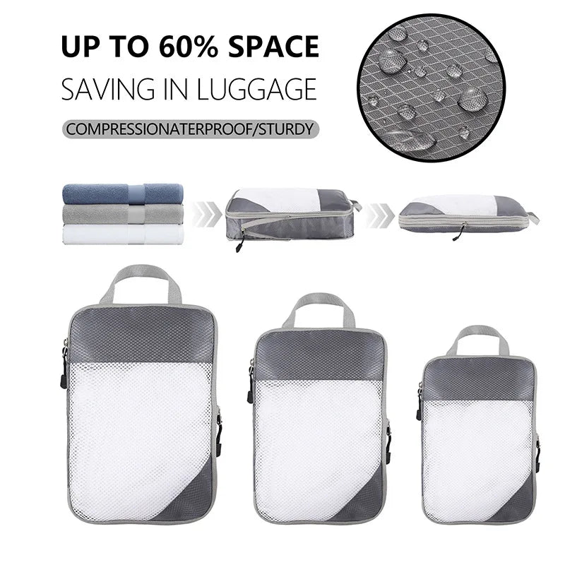 Compressible Storage Luggage Organize Set