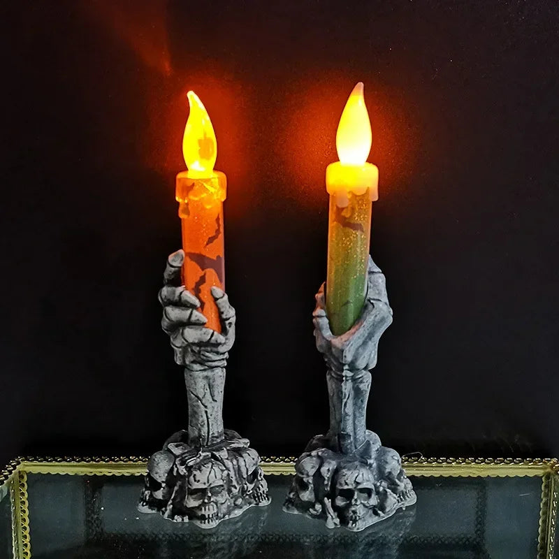 Halloween Decoration Lights Ghosts Party Candle