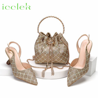 Italian Design Women's Shoes & Clutch Bag