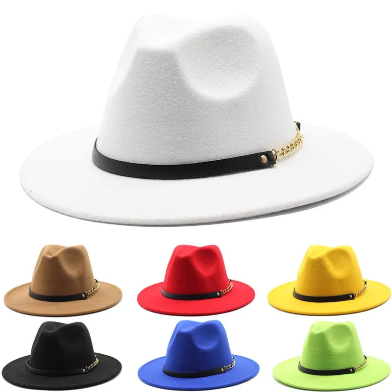 Jazzy Fedora Wool Hats