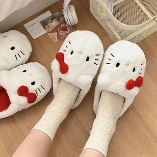 Cute Student Plush Slippers