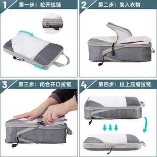 Portable Luggage Suitcase Organizer Set