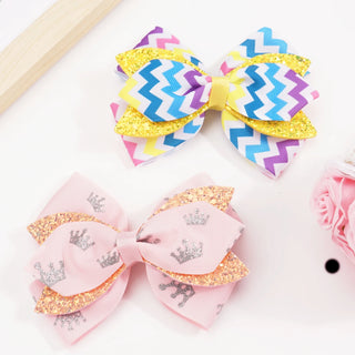 Cute Sequin Bow Shiny Hairpins