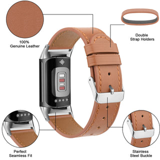 Real Leather Watchband Bracelet Strap