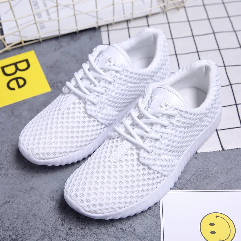 Ultralight Breathable Knitting Cutout Shoes