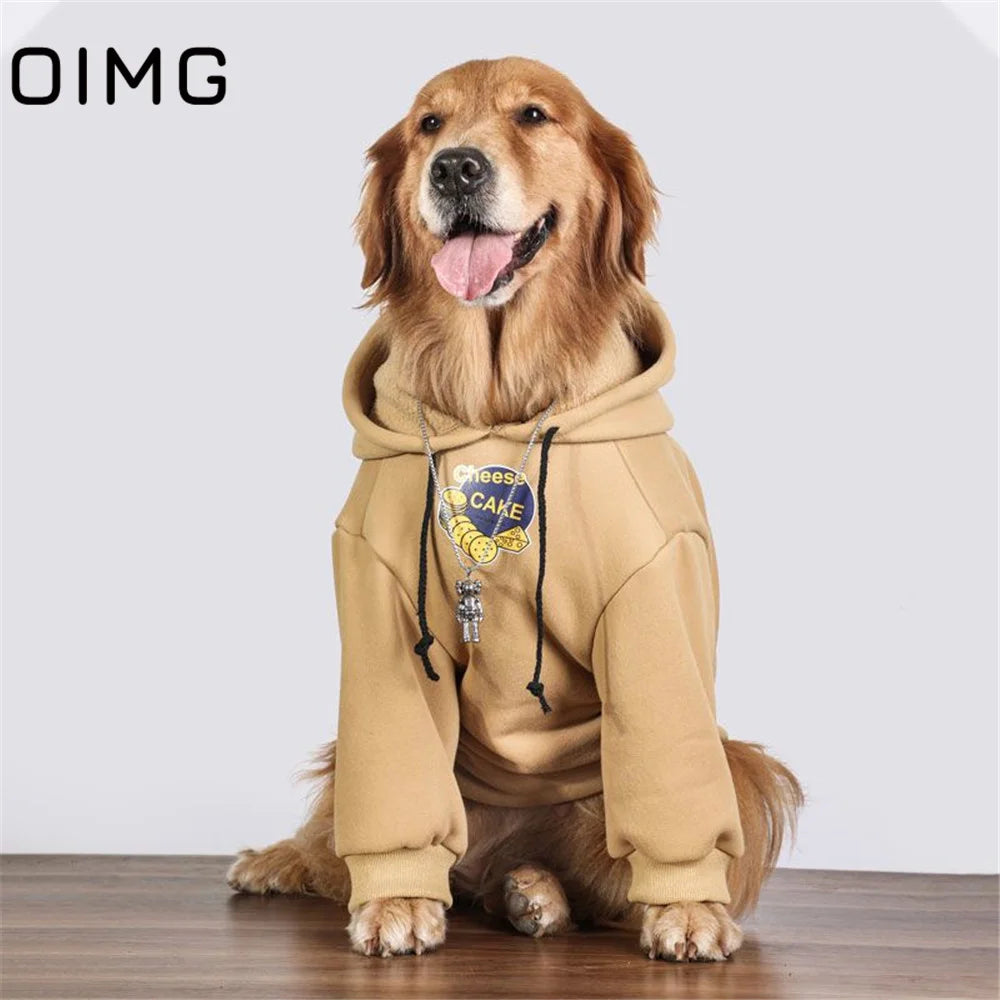 Printed Big Dog Warm Clothes