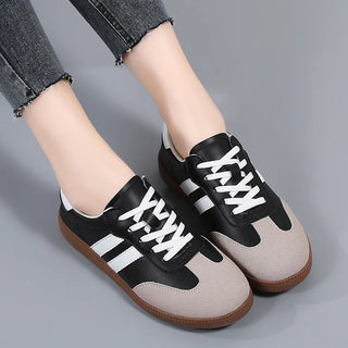 Classic Ladies Leather Sneakers