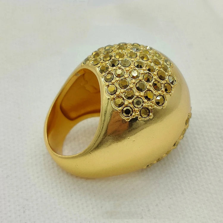 Luxury Designer Brand Gold Silver Ring