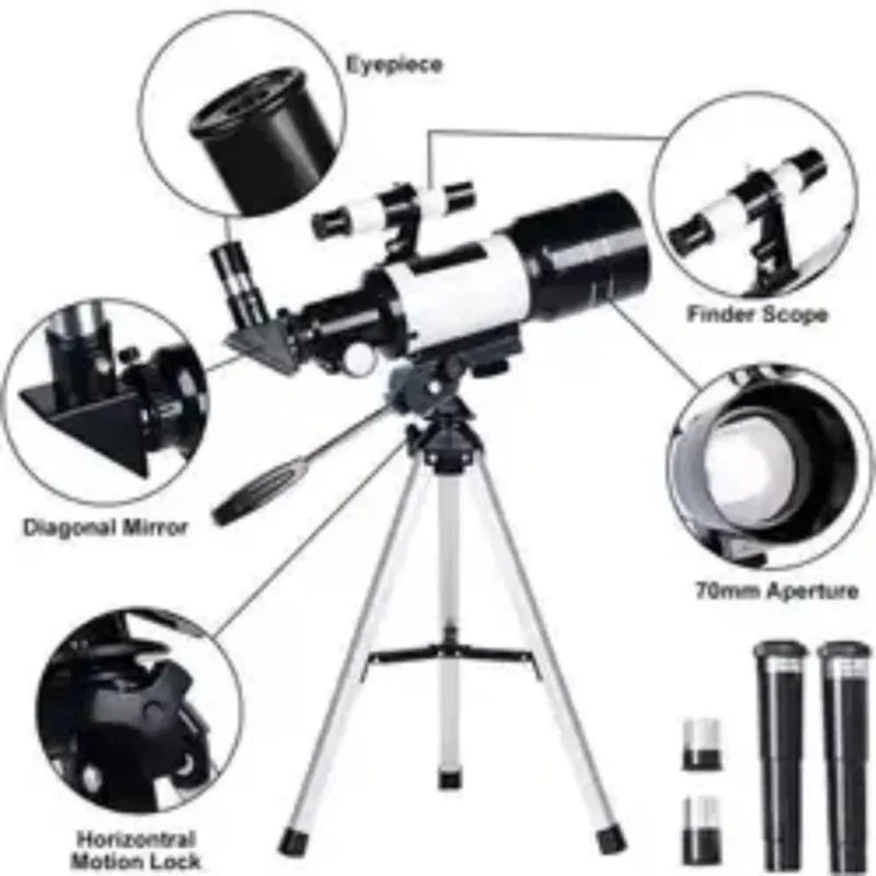 Tripod Refractive Astronomical Telescope