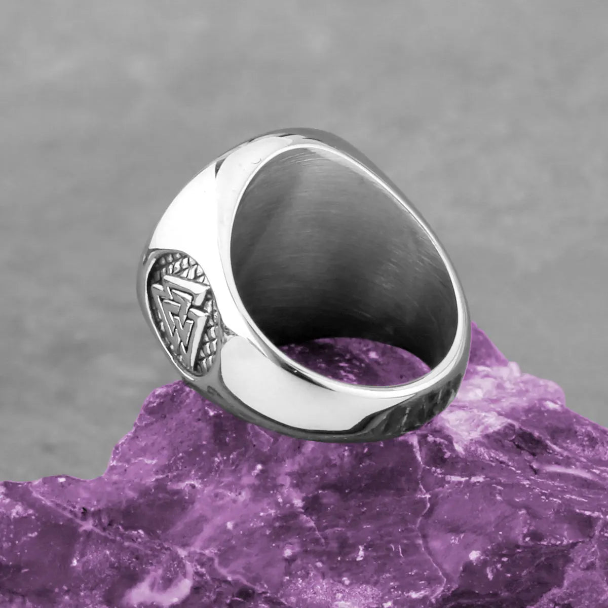 Stainless Steel Odin Hip Hop Biker Ring