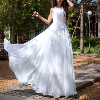 Fairy Fashion Sleeveless Silk Dress