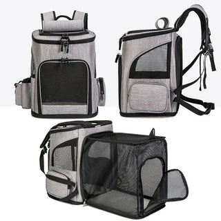 Expandable Foldable Backpack Pet Carrier