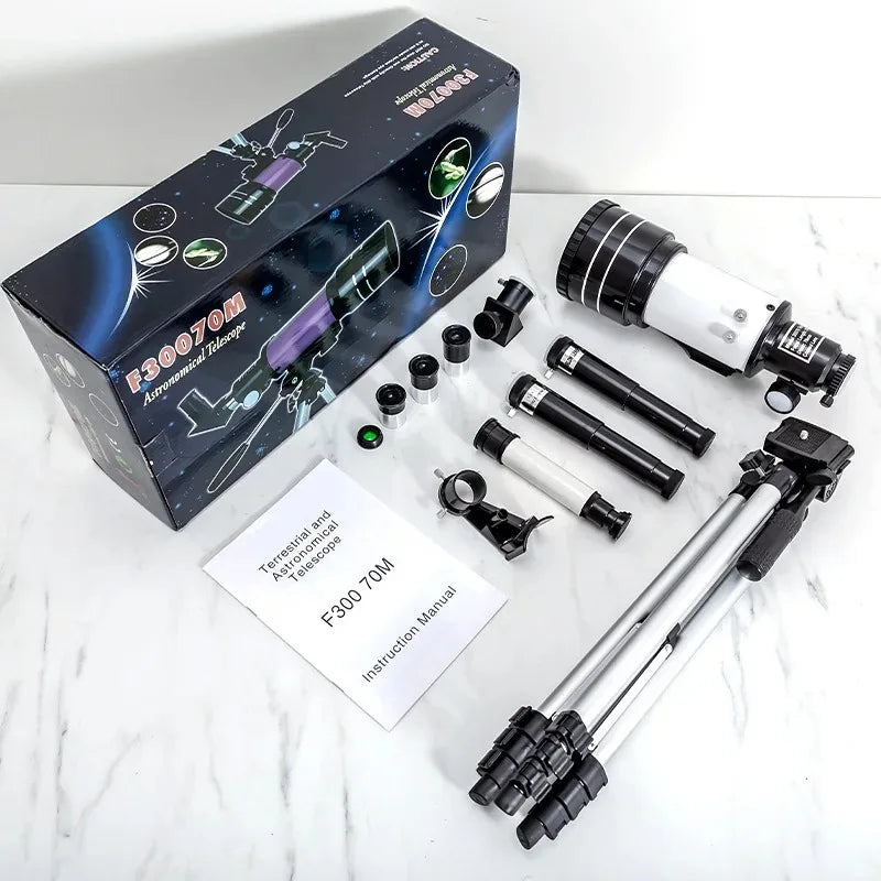 Tripod Refractive Astronomical Telescope