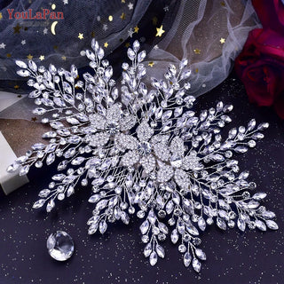 Bridal Crystal Side Comb Hairpiece