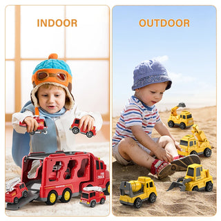 Toddler Engineering Toys Vehicles Sets