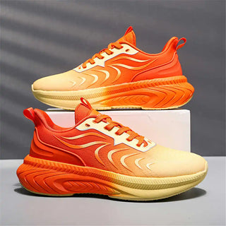 Zapatillas de baloncesto para correr tejidas en colores vivos